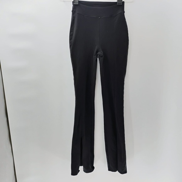 Alo Yoga Airbrush 7/8 High Waist Flutter Legging Black Stretch Women's Size XS - Picture 3 of 11